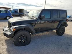 Salvage cars for sale at Andrews, TX auction: 2020 Jeep Wrangler Unlimited Sport