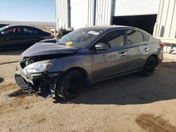 Salvage cars for sale at Albuquerque, NM auction: 2017 Nissan Sentra S