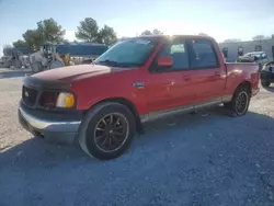 Salvage trucks for sale at Prairie Grove, AR auction: 2003 Ford F150 Supercrew