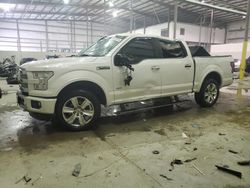 Salvage cars for sale at Lawrenceburg, KY auction: 2015 Ford F150 Supercrew