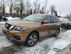 Nissan salvage cars for sale: 2017 Nissan Pathfinder S