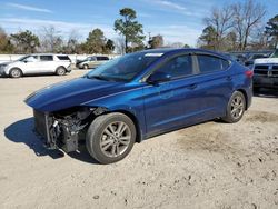 Salvage cars for sale at Hampton, VA auction: 2018 Hyundai Elantra SEL