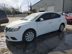 Salvage cars for sale at Savannah, GA auction: 2016 Nissan Sentra S