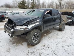 Salvage cars for sale at Davison, MI auction: 2018 Toyota Tacoma Double Cab