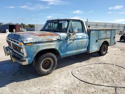 Salvage cars for sale at Arcadia, FL auction: 1977 Ford F-100 Cab