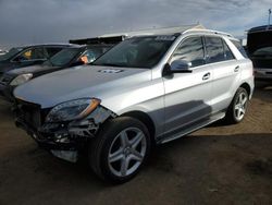 Mercedes-Benz salvage cars for sale: 2013 Mercedes-Benz ML 550 4matic