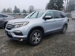 Salvage cars for sale at Graham, WA auction: 2018 Honda Pilot EX