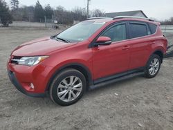 Salvage cars for sale from Copart York Haven, PA: 2015 Toyota Rav4 Limited