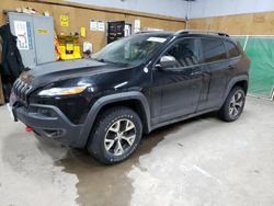 Salvage cars for sale from Copart Kincheloe, MI: 2017 Jeep Cherokee Trailhawk