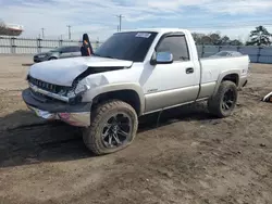 Salvage trucks for sale at Newton, AL auction: 2002 Chevrolet Silverado K1500