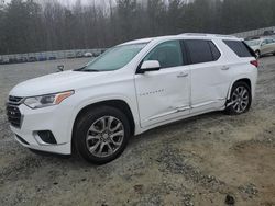 Salvage cars for sale at Gainesville, GA auction: 2018 Chevrolet Traverse Premier