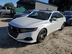 Salvage cars for sale at Midway, FL auction: 2021 Honda Accord Touring