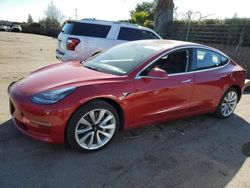 2018 Tesla Model 3 en venta en San Martin, CA