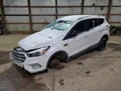 Salvage cars for sale at Columbia Station, OH auction: 2017 Ford Escape Titanium