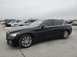 Carros salvage sin ofertas aún a la venta en subasta: 2017 Infiniti Q50 Base