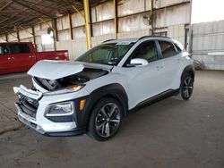 Salvage cars for sale at Phoenix, AZ auction: 2019 Hyundai Kona Ultimate