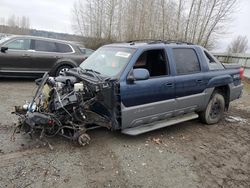 Chevrolet Avalanche salvage cars for sale: 2002 Chevrolet Avalanche K1500