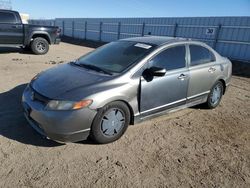 Salvage cars for sale from Copart Adelanto, CA: 2007 Honda Civic Hybrid