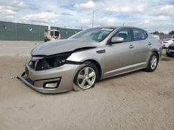 Salvage cars for sale from Copart Cleveland: 2015 KIA Optima LX