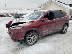 Salvage cars for sale at Northfield, OH auction: 2015 Jeep Cherokee Latitude