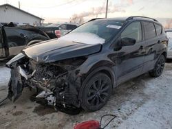 Salvage cars for sale at Pekin, IL auction: 2017 Ford Escape SE