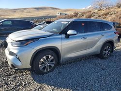 Toyota salvage cars for sale: 2021 Toyota Highlander Hybrid XLE