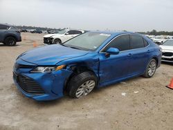 Salvage cars for sale at Houston, TX auction: 2020 Toyota Camry LE