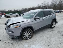 2014 Jeep Cherokee Limited en venta en Ellwood City, PA