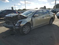 Salvage cars for sale at Miami, FL auction: 2014 Nissan Altima 2.5