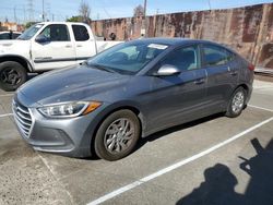 Salvage cars for sale at Wilmington, CA auction: 2017 Hyundai Elantra SE