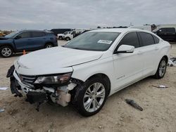 Salvage cars for sale at Houston, TX auction: 2015 Chevrolet Impala LT