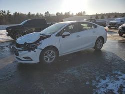 Salvage cars for sale at Windham, ME auction: 2017 Chevrolet Cruze LT