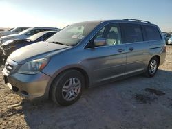 Salvage cars for sale from Copart Haslet, TX: 2007 Honda Odyssey EXL