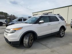 Salvage cars for sale at Gaston, SC auction: 2015 Ford Explorer Limited