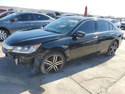 Salvage cars for sale at Grand Prairie, TX auction: 2013 Honda Accord EXL