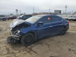 Salvage cars for sale at Chicago Heights, IL auction: 2017 Nissan Sentra S