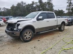 Salvage cars for sale from Copart Ocala, FL: 2015 Ford F150 Supercrew