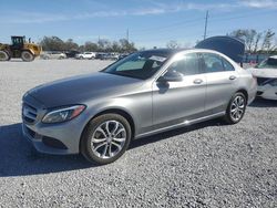 Salvage cars for sale at Riverview, FL auction: 2015 Mercedes-Benz C 300 4matic