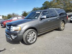 Ford Vehiculos salvage en venta: 2017 Ford Expedition EL Platinum