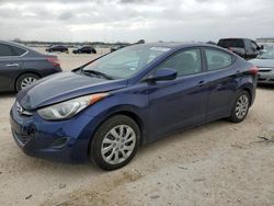 Salvage cars for sale at San Antonio, TX auction: 2013 Hyundai Elantra GLS