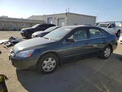 Salvage cars for sale from Copart Martinez, CA: 2005 Honda Accord LX