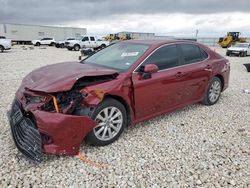 Salvage cars for sale at Taylor, TX auction: 2019 Toyota Camry L