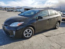 Salvage cars for sale at Sun Valley, CA auction: 2015 Toyota Prius