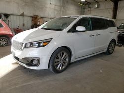 Salvage cars for sale at Milwaukee, WI auction: 2016 KIA Sedona SXL