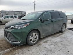 Toyota salvage cars for sale: 2021 Toyota Sienna Limited