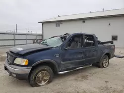 Salvage Cars with No Bids Yet For Sale at auction: 2002 Ford F150 Supercrew