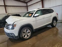 Salvage cars for sale at Pennsburg, PA auction: 2018 Volkswagen Atlas SEL