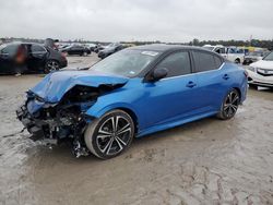 Salvage cars for sale at Houston, TX auction: 2021 Nissan Sentra SR