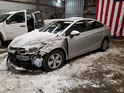 Chevrolet salvage cars for sale: 2018 Chevrolet Cruze LS