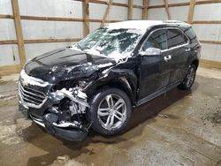 Salvage Cars with No Bids Yet For Sale at auction: 2017 Chevrolet Equinox Premier